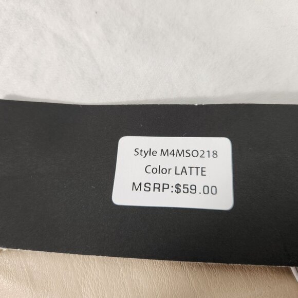 Marc New York Womens Straight Pencil Skirt Size 16 Latte Beige Front Pockets NWT - Picture 12 of 13